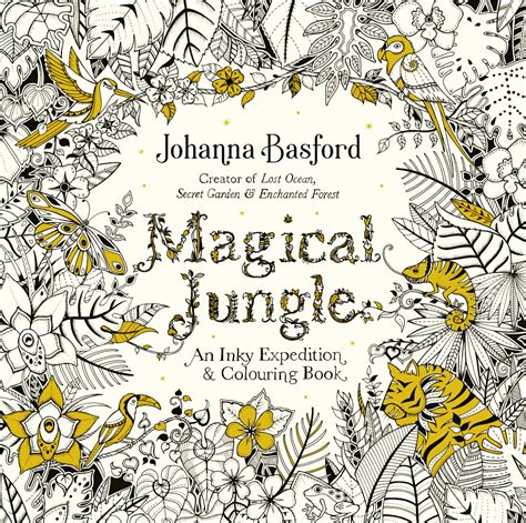 Magical jungle coloring book